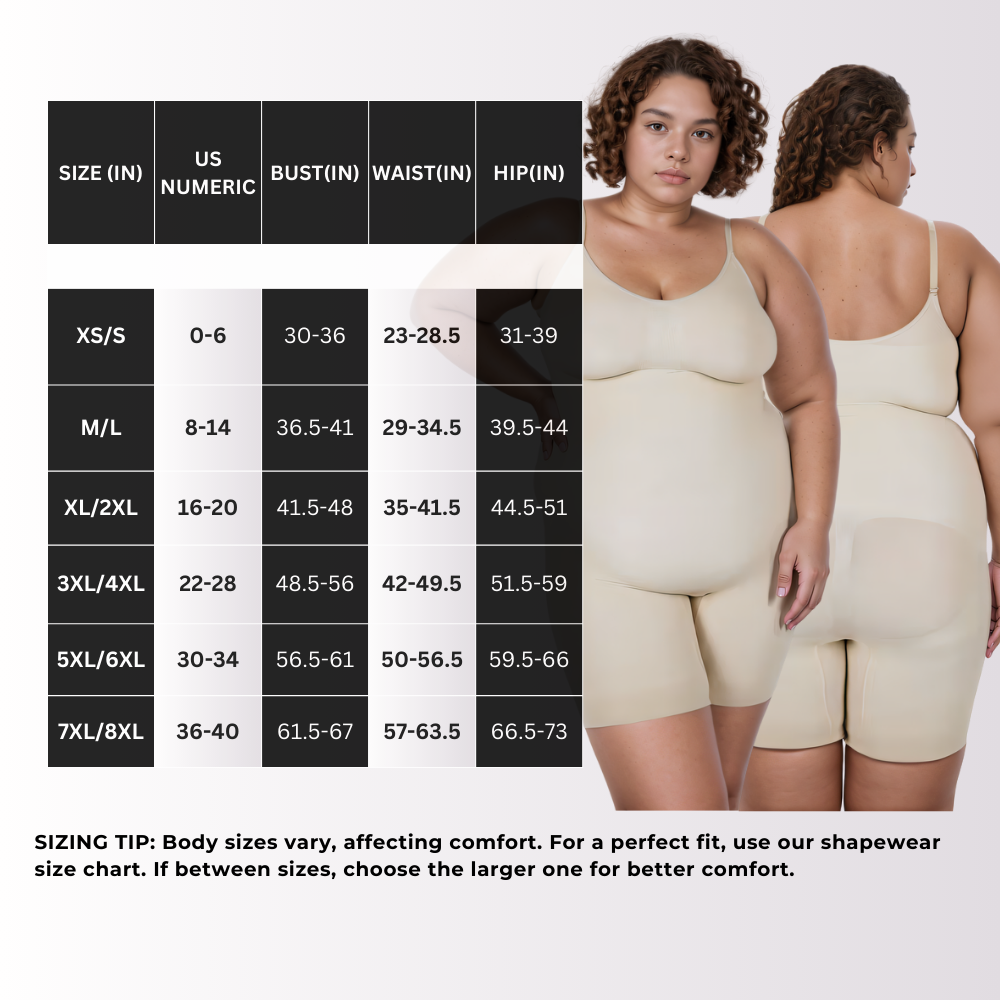 BodySculpt Full Suit Shaper | Bodysuit Boxers - Shapewear Curva Shapewear