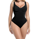 Bodysculpt Seamless Scoop Neck Thong Bodysuit - Shapewear Curva Shapewear