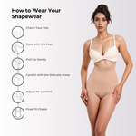 High Waisted Tummy Control Panty Seamless Sculpt - Shapewear Curva Shapewear