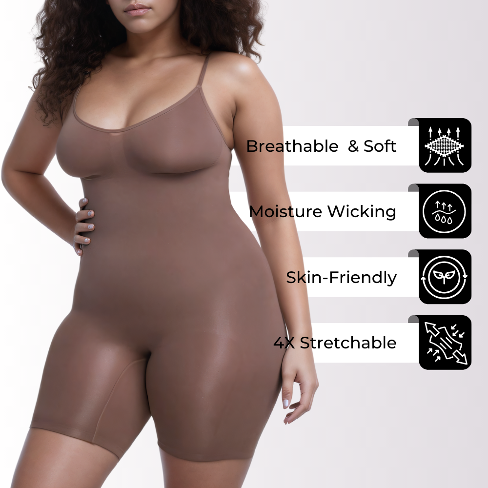 BodySculpt Full Suit Shaper | Bodysuit Boxers - Shapewear Curva Shapewear