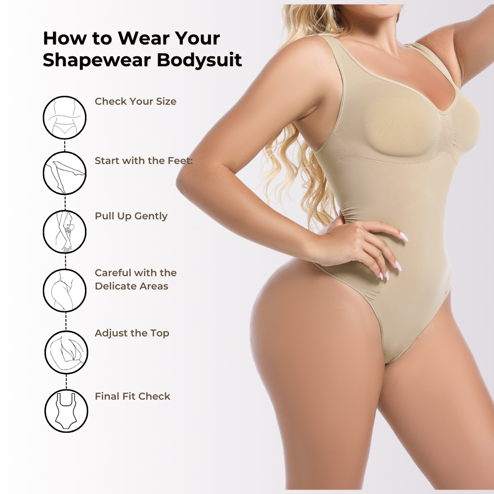 Bodysculpt Seamless Scoop Neck Thong Bodysuit - Shapewear Curva Shapewear
