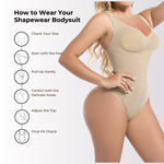 Bodysculpt Seamless Scoop Neck Thong Bodysuit - Shapewear Curva Shapewear
