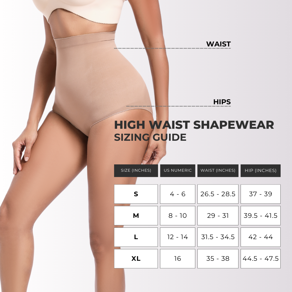 High Waisted Tummy Control Panty Seamless Sculpt - Shapewear Curva Shapewear