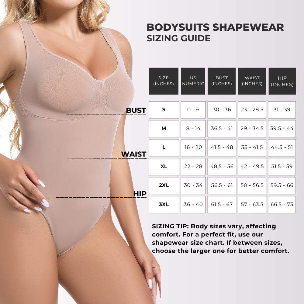 Bodysculpt Seamless Scoop Neck Thong Bodysuit - Shapewear Curva Shapewear