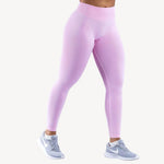 Curva Sculpted Fit Seamless Leggings in Pink – High-Waisted, Compression Fit, Squat-Proof Activewear for Women’s Gym, Yoga, and Everyday Training