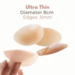 Curva Silicone Nipple Cover Bundle in White – Reusable, Adhesive, Invisible Pasties for Women’s Backless, Strapless, and Sheer Outfits