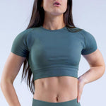 Sculpted Fit Seamless Sports Crop Top