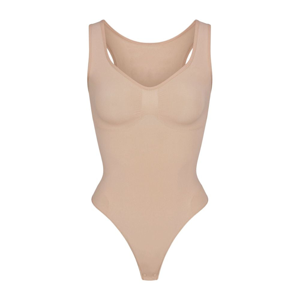 Bodysculpt Seamless Scoop Neck Thong Bodysuit