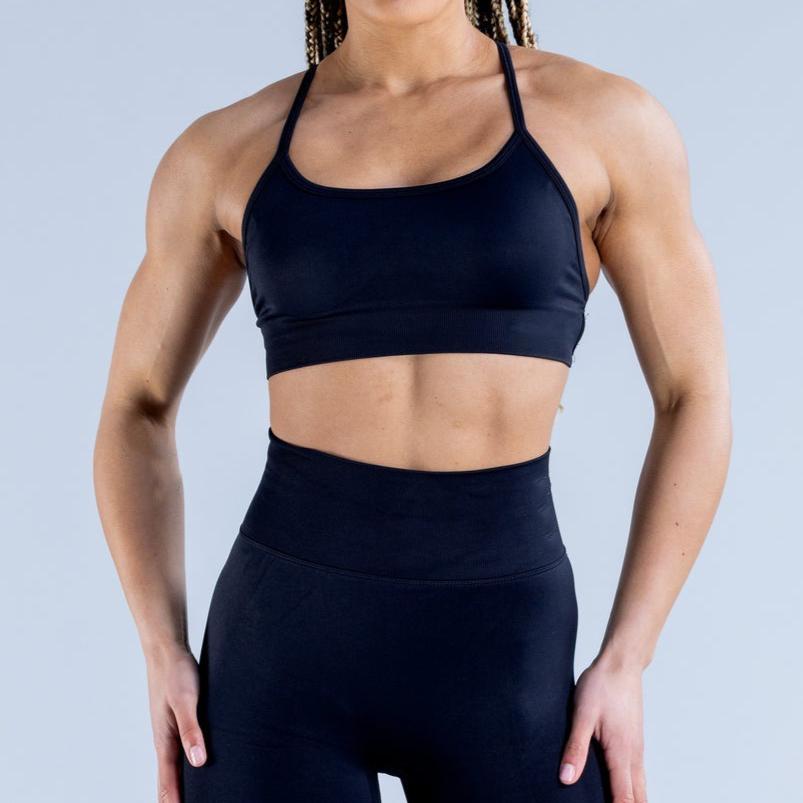 Sculpted Fit Seamless Cross Back Sports Bra