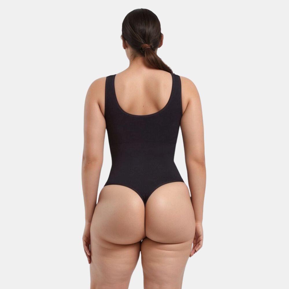 Bodysculpt Seamless Scoop Neck Thong Bodysuit