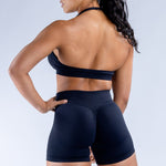 Sculpted Fit Seamless Halter Sports Bra