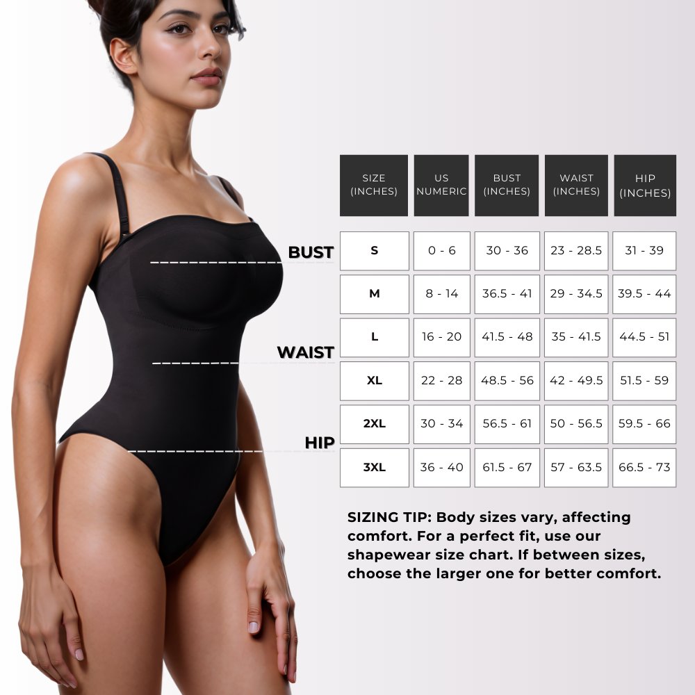 Bodysculpt Seamless Strapless Shaper - Shapewear Curva Shapewear 