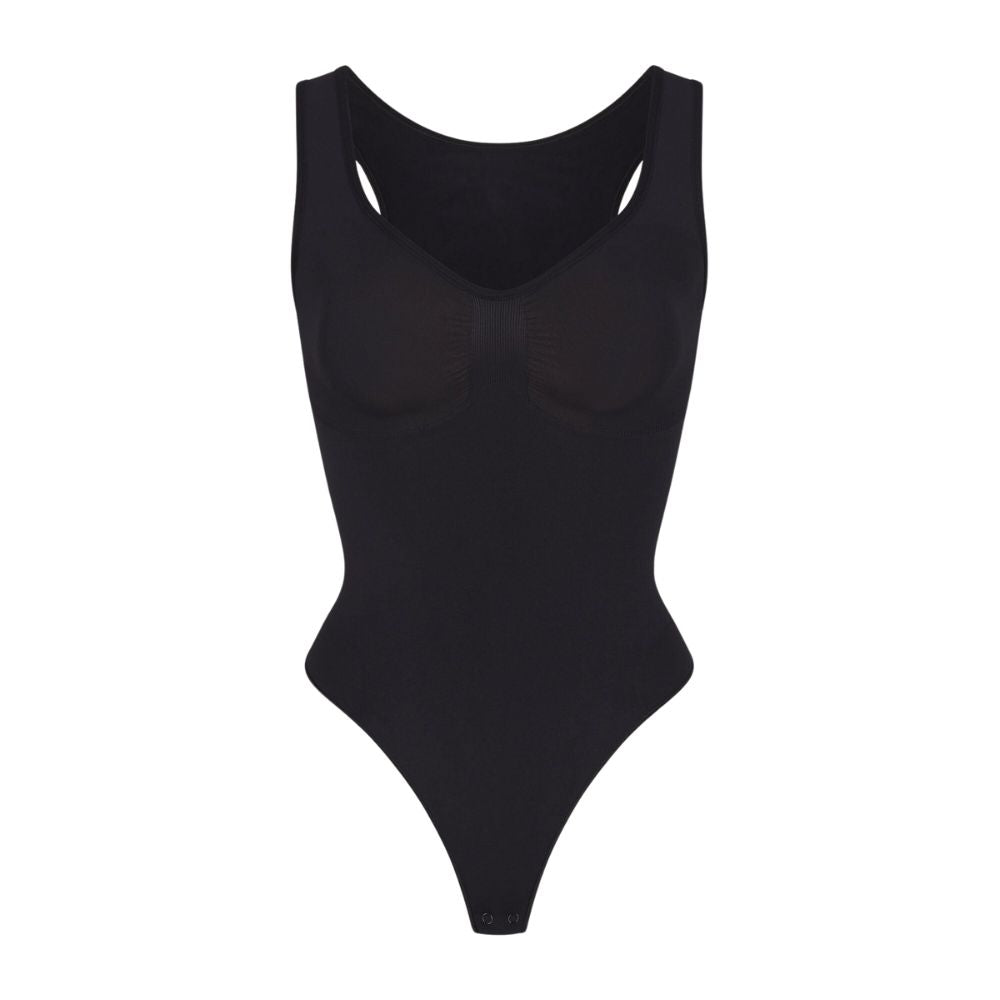 Bodysuits Bodysculpt Seamless Scoop Neck Thong Bodysuit Curva Color: Black Size: S ₱1499.00 Body Sculpting & Confidence Boost,Casual & Everyday Comfort,Firm Compression,Layering Basics,Minimalist Wardrobe,Packable Essentials,Plus Size & Curvy,Seamless Sha