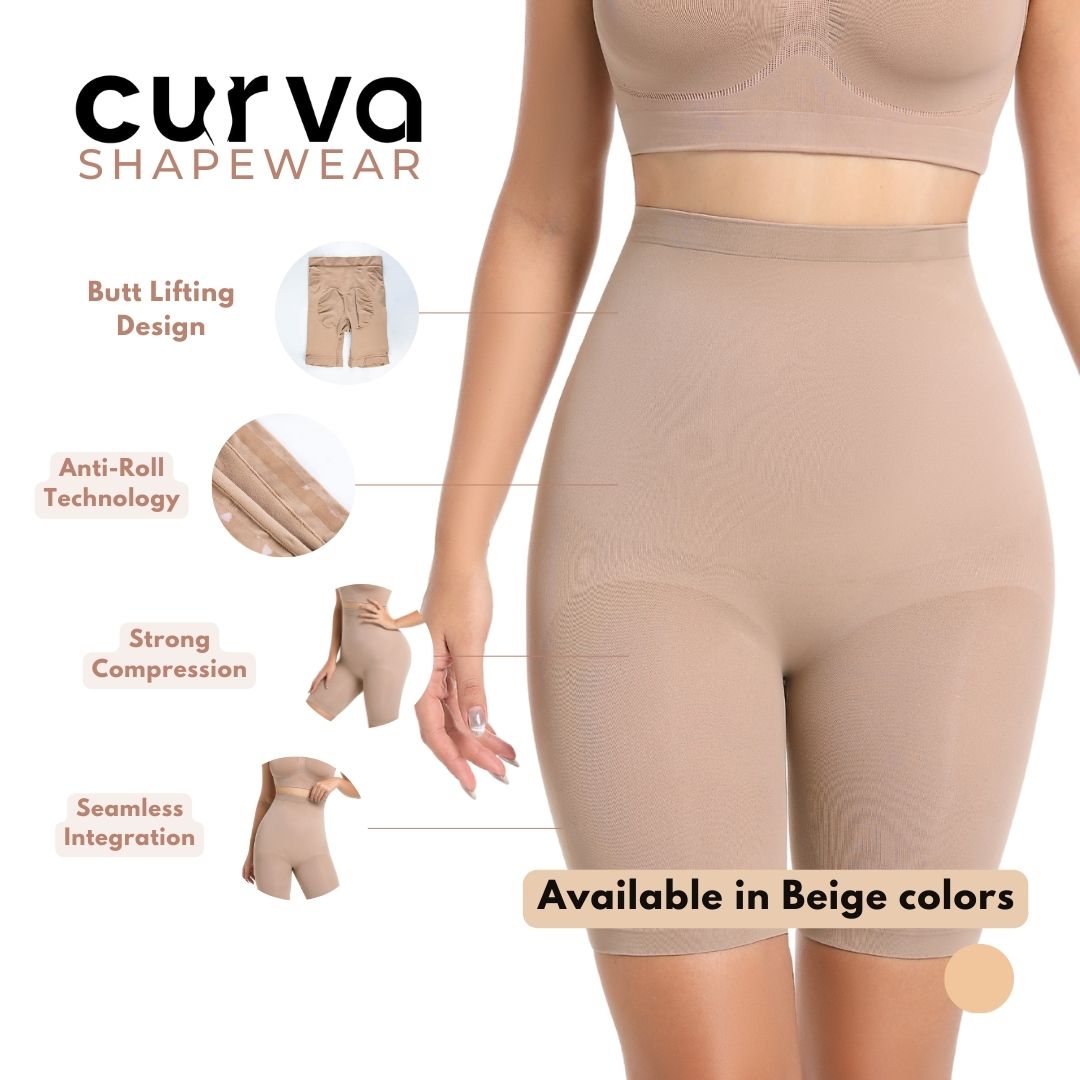 Waist Cinchers High Waisted Butt Lifting Shorts Seamless Sculpt Curva Size: Small Color: Beige ₱1219.00 Body Sculpting,Body Sculpting & Confidence Boost,Butt-Lifting Shapewear,Casual & Everyday Comfort,High-Waisted Shapewear,High-waisted Shapewears,Layeri