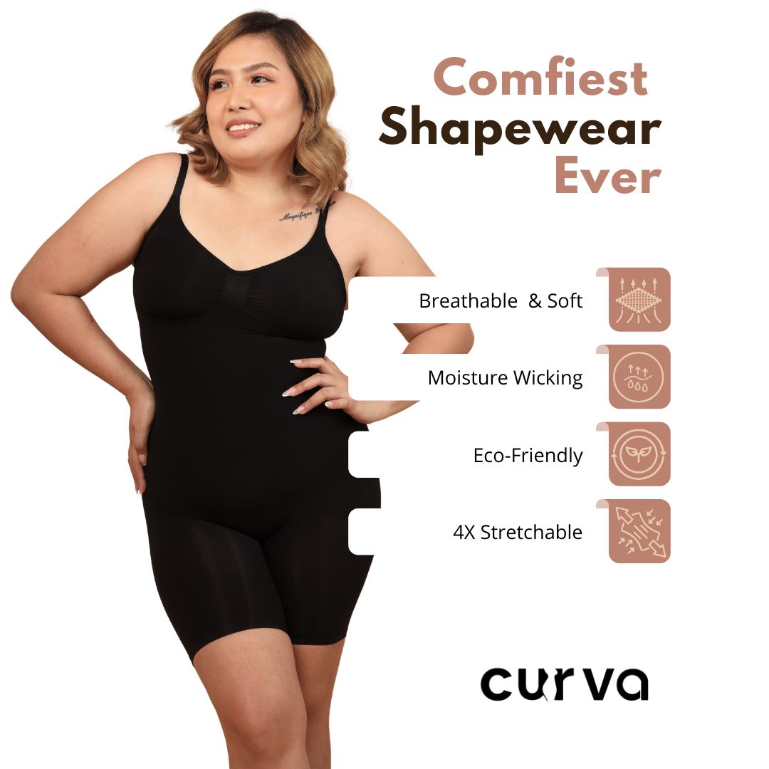 Full Body Shapes BodySculpt Full Suit Shaper | Bodysuit Boxers Curva Color: Black Size: XS/S ₱1649.00 Body Sculpting & Confidence Boost,Butt-Lifting Shapewear,Casual & Everyday Comfort,Firm Compression,Full Body Shapewear,Minimalist Wardrobe,Packable Esse