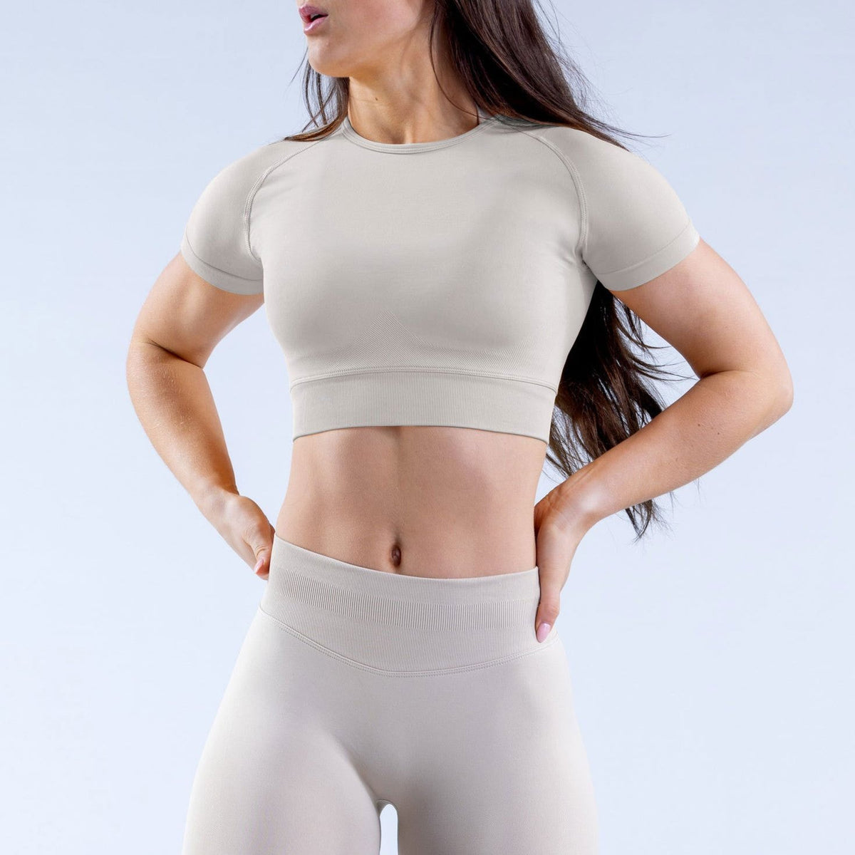 Sculpted Fit Seamless Sports Crop Top